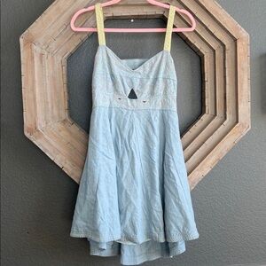 Altar’d state linen blend dress